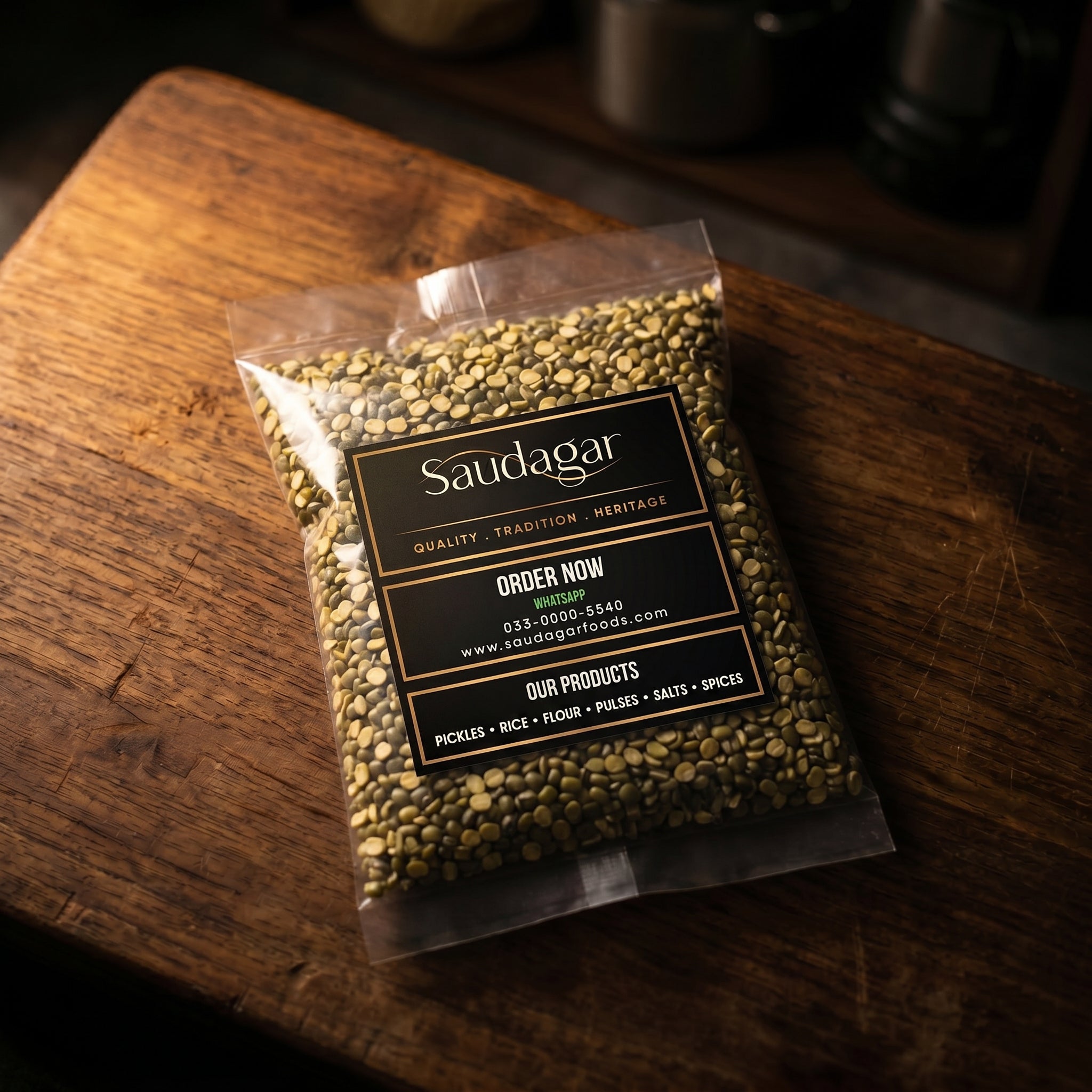 Saudagar Dal Moong Chilka — 1kg